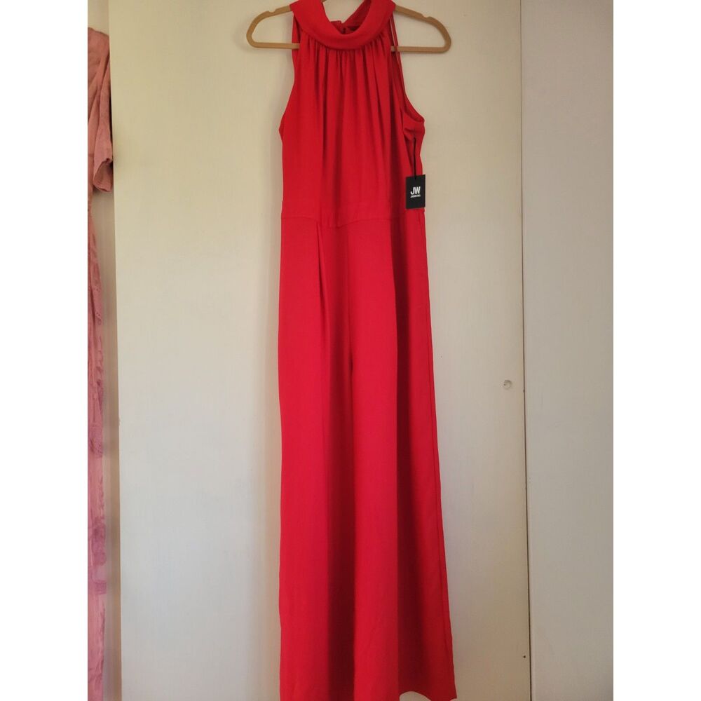 NWT Jason Wu Halter Neck Wide Leg Jumpsuit Glamoratti Evening Plus Party Chic - Picture 13 of 14